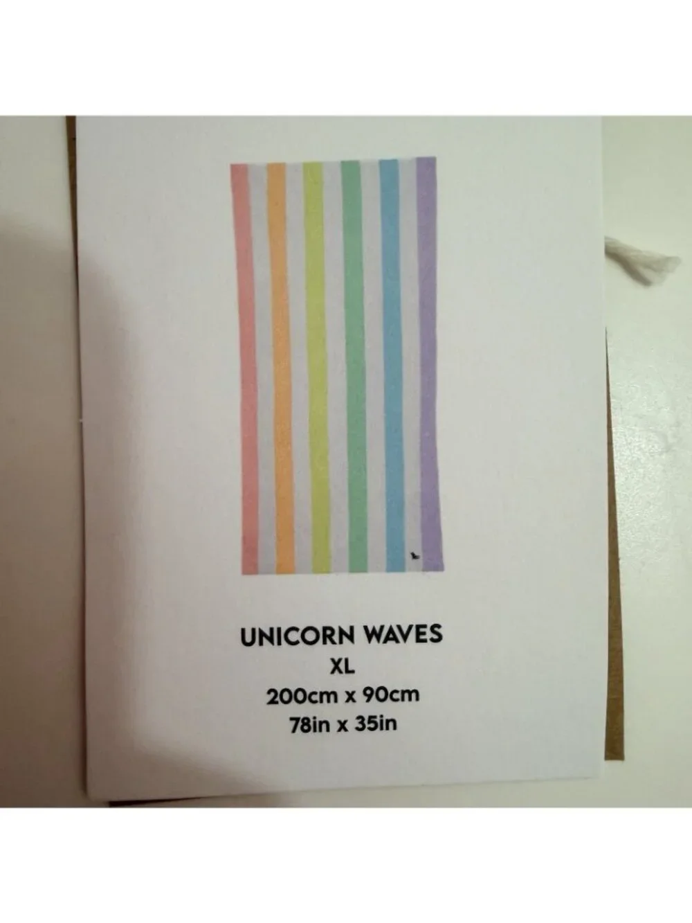 Dock & Bay Quick Dry Beach Swim Towel In Unicorn Waves Size XL